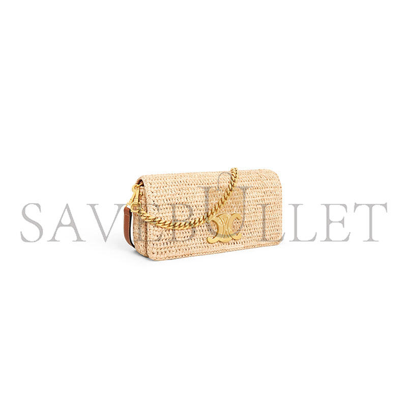 Ce1i*e multipochette in raffia 10m432fwi.02nt (23*11*4cm)